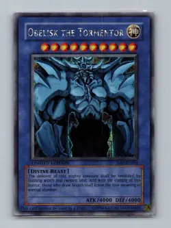 Yugioh Obelisk The Tormentor JMP-EN004 Shonen Jump Magazine Promos Limited Ed - Image 1