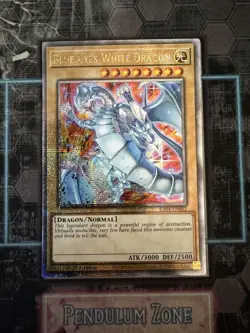 Blue-Eyes White Dragon (Alt Art) 1ST ED Quarter Century RA04-EN002 Yu-Gi-Oh! - Image 1
