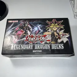 Yugioh Legendary DRAGON Decks Box Set as it is not sure is complete - Image 1