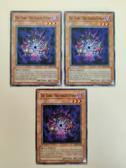 3x The Dark - Hex-Sealed Fusion FET-EN028 1st Ed/Unlimited LP/HP - Image 1