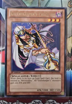 Yu-Gi-Oh! TCG Gravekeeper's Priestess LCJW-EN258 1st Edition Rare - Image 1