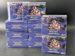 Lot (10) One Piece Op-14 The Azure Sea's Seven English Booster Boxes Sealed - Image 1