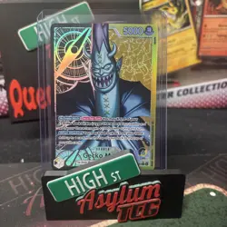 Gecko Moria Leader Alt Art OP14-080 THE AZURE SEA'S SEVEN One Piece TCG English - Image 1