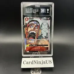 TAG MINT 9 Usopp Parallel ST01-002 C 25th Edition ONE PIECE Card Game 264 - Image 1