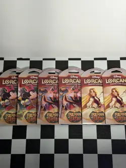 DISNEY LORCANA: REIGN OF JAFAR (6 Sleeved Booster Packs) - Image 1