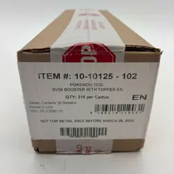 Pokemon Scarlet & Violet Journey Together Enhanced Booster 6 Box Case SEALED - Image 1