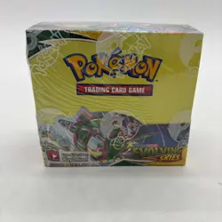 Pokemon TCG Sword & Shield Evolving Skies Booster Box SEALED w/Acrylic Case - Image 1