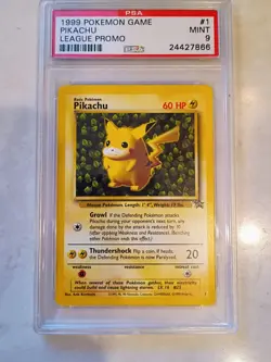 1999 Pokemon League Promo #1 - "Ivy" Pikachu - MINT - PSA 9! - Image 3