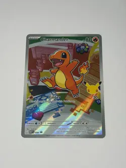 Pokemon First Partner Charmander 038 Illustration Rare Promo 30th Anniversary NM - Image 1