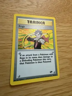 Koga 19/132 Gym Challenge Holo Rare Vintage Pokemon TCG WOTC - Image 2