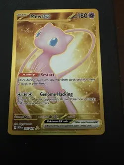 Pokemon TCG Mew ex Full Art Holo Hyper Rare 205/165 SV 151 180 HP English - Image 1