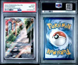 2023 POKEMON PAL EN-PALDEA EVOLVED ILLUSTRATION RARE #219 SUDOWOODO PSA 8 - Image 3