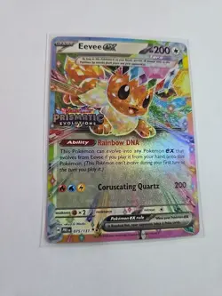 Pokemon TCG Eevee EX 075/131 Prismatic Evolutions Stamped Promo Sealed. - Image 1