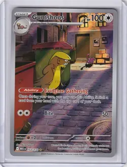 Gumshoos 153/132 Me01: Mega Evolution Holo - Pokemon TCG - NM - Image 1