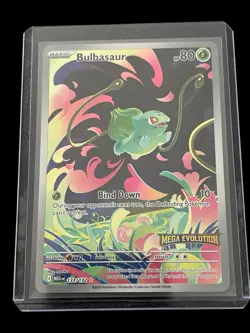 Bulbasaur (Mega Evolution Stamped) Illustration Rare 133/132 Promos Pokemon TCG - Image 1