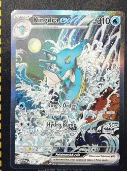 2024 POKEMON SVP EN-SV BLACK STAR PROMO #131 KINGDRA EX - Image 1