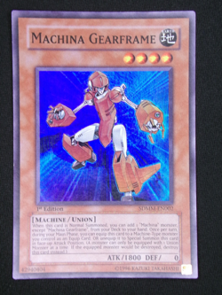 Yugioh / Machina Gearframe / SDMM-EN002 / Super Rare / 1st Ed / LP-NM - Image 1