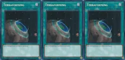 3x Terraforming | RA04-EN084 | SCR | 1st Ed |NM | YuGiOh - Image 1
