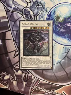 (HE) Yugioh Scrap Dragon DREV-EN043 Ultimate Rare 1st Ed LP/VLP - Image 1
