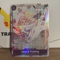 Sanji and Pudding SR EB02-035 Alt Art Anime 25th Collect One Piece ENGLISH NM - Image 1