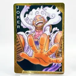 One Piece Golden Playing Cards Monkey.D.Luffy Gear5 Set of 2 Jokers Jump Festa - Image 3