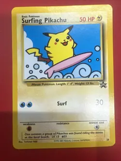 Surfing Pikachu 28/53 Wotc Promo Regular - Image 1