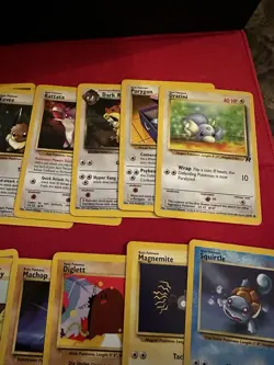 Pokemon Team Rocket Vintage 22 Card Lot - Squirtle, Charmander, Slowpoke, Eevee - Image 3