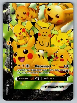 Pikachu V-Union Promo SWSH: Sword & Shield Promo Cards SWSH141 NM - Image 1