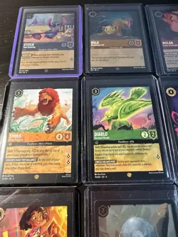 x9: Lorcana Legendary & Promo Trading Card Lot w/ Cold Foils & Non Foil See Pics - Image 2
