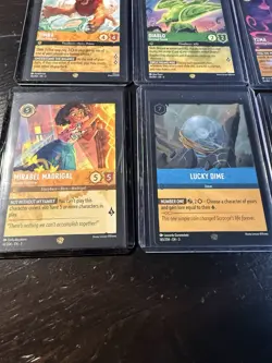 x9: Lorcana Legendary & Promo Trading Card Lot w/ Cold Foils & Non Foil See Pics - Image 3