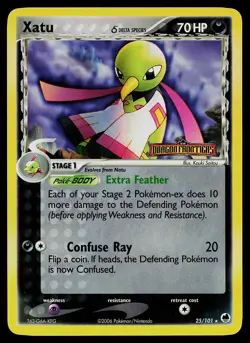 Pokemon Card - Xatu Dragon Frontiers 25/101 Reverse Holo Stamped - Image 1
