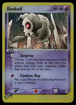 Pokemon Card - Duskull Sandstorm 61/100 Reverse Holo Common - Image 1