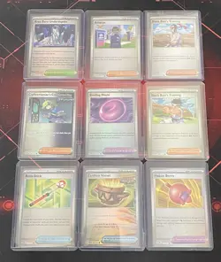 Pokemon TCG Prismatic Evolutions Poke Ball Lot + Eevee Master Ball 27 Card Lot - Image 1