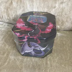 Pokemon Cards Crown Zenith Galarian Moltres Tin New Sealed 4 Booster Packs - Image 4