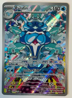 Palafin 200/197 SV03: Obsidian Flames Holo Pokemon Card Full Art Rare NM - Image 1