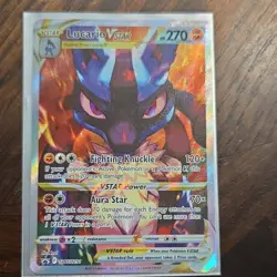 Pokemon Lucario VSTAR SWSH291 Promo Holo Sword & Shield Card English - Image 2
