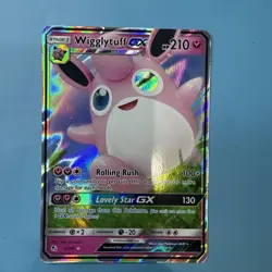 Wigglytuff GX 42/68 - Hidden Fates NM Ultra Rare Pokemon Card - Image 1