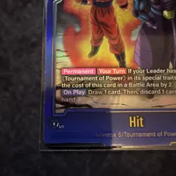Hit FB08-040 SSG Goku Alternate Art Saiyan’s Pride Dragon Ball English Card - Image 4