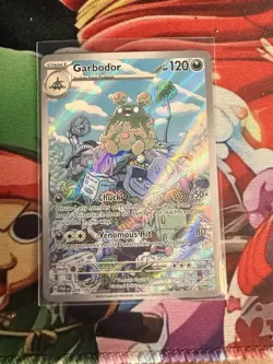 Pokemon Garbodor SV04: Paradox Rift 204/182 Holo Stage 1 120 HP Trading Card - Image 1