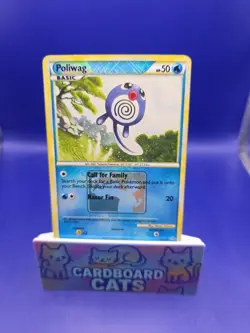 Poliwag 58/95 Holo City Championships HGSS Unleashed Pokemon Card - Image 1