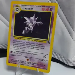 Pokemon Haunter Holo Rare Fossil Unlimited 50 HP 6/62 1999 English Card - Image 2