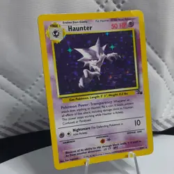Pokemon Haunter Holo Rare Fossil Unlimited 50 HP 6/62 1999 English Card - Image 3