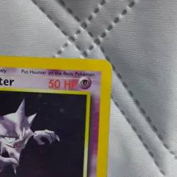 Pokemon Haunter Holo Rare Fossil Unlimited 50 HP 6/62 1999 English Card - Image 4