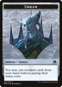 TAMIYO, FIELD RESEARCHER EMBLEM mtg NM/NM- Eldritch Moon - Image 1