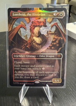 MTG Secrets of Strixhaven - Lorehold, the Historian Borderless Foil - Image 1