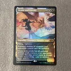 MTG ** Drana and Linvala ** (Showcase) March of the Machine ** Foil - Image 1