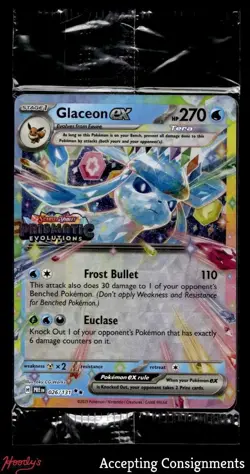 2025 Pokemon Scarlet & Violet Prismatic Evolutions Promo #026 Glaceon ex SEALED - Image 1
