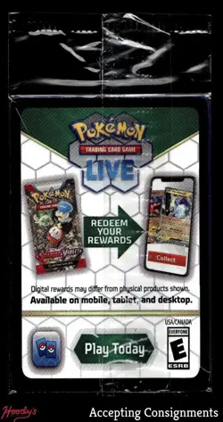 2025 Pokemon Scarlet & Violet Prismatic Evolutions Promo #026 Glaceon ex SEALED - Image 2