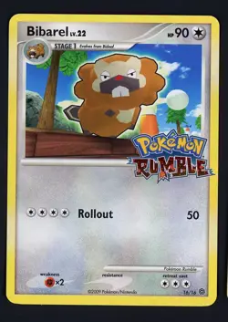 Bibarel NM 16/16 - Holo Pokemon Rumble - Image 1