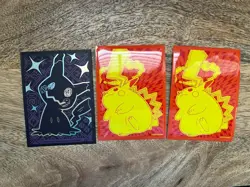 Rare Raichu, Omastar & Gengar 3 Card Pokemon Lot 2023-2024 W Game Freak Sleeves - Image 5